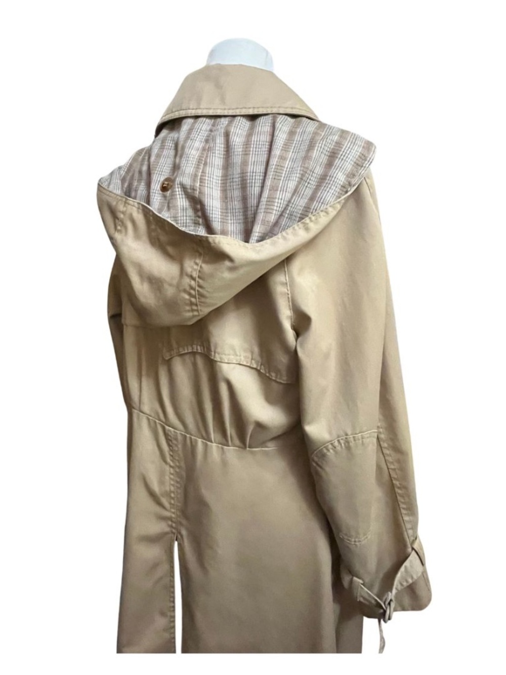Vintage Women's Khaki Trench Coat